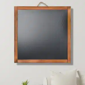 Kara Tahta 60x60 Dekoratif Yazı Tahtası Kahverengi - ÇANAKCI AHŞAP - Görsel 2