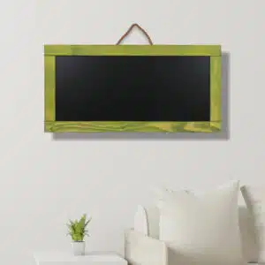 Alternative view of Kara Tahta 60x30 Yazı Tahtası Dekoratif Yeşil Yatay - ÇANAKCI AHŞAP