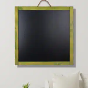 Kara Tahta 60x60 Dekoratif Yazı Tahtası Yeşil  - ÇANAKCI AHŞAP - Görsel 2
